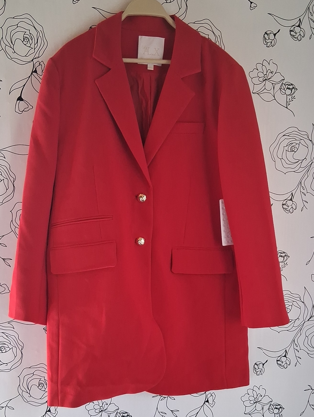 Le' AL.X Ruby Red Blazer XL